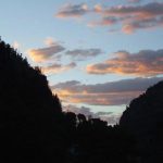 Just another gorgeous Ouray, Colorado sunset at 4j+1+1 RV Park and Campground