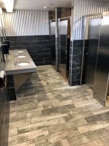 Newly renovated restrooms at Base Camp at Golden Gate Canyon in Black Hawk Colorado
