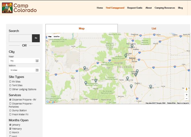 Locating Services As You Pass Through Colorado