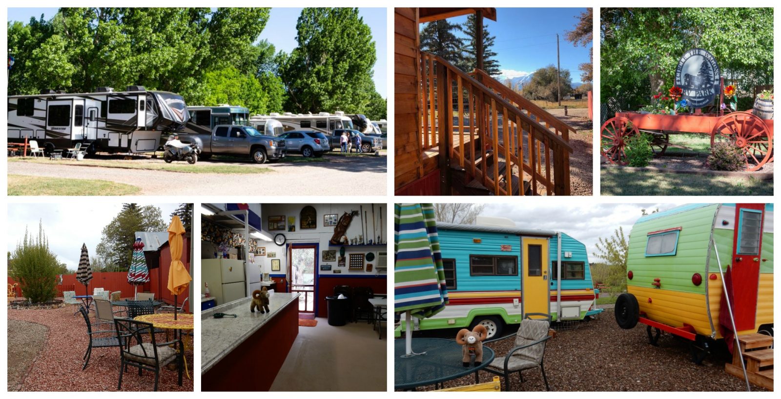 Circle The Wagon RV Park La Veta Colorado Collage