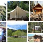 Collage of scenes at Aspen Acres Campground in Rye CO