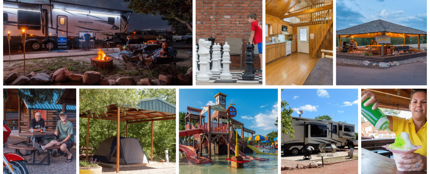 Colorado Springs KOA collage