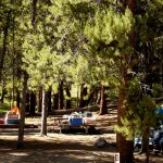Tent camping at Sugar Loafin' RV Campground in Leadville CO