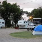 Tent campsite at Shady Grove Campground (Seibert CO)