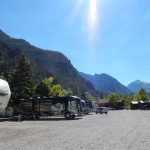 RV sites at Ouray Riverside Resort in Ouray Colorado
