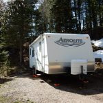 RV at Aspen Acres Campground in Rye CO