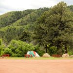 Tent site at Golden Eagle Campground in Colorado Springs