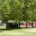 Tent campsite at Chalk Creek Campground near Buena Vista & Salida Colorado