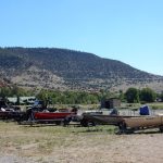 Boats at Aspen Ridge RV Park in South Fork Colorado