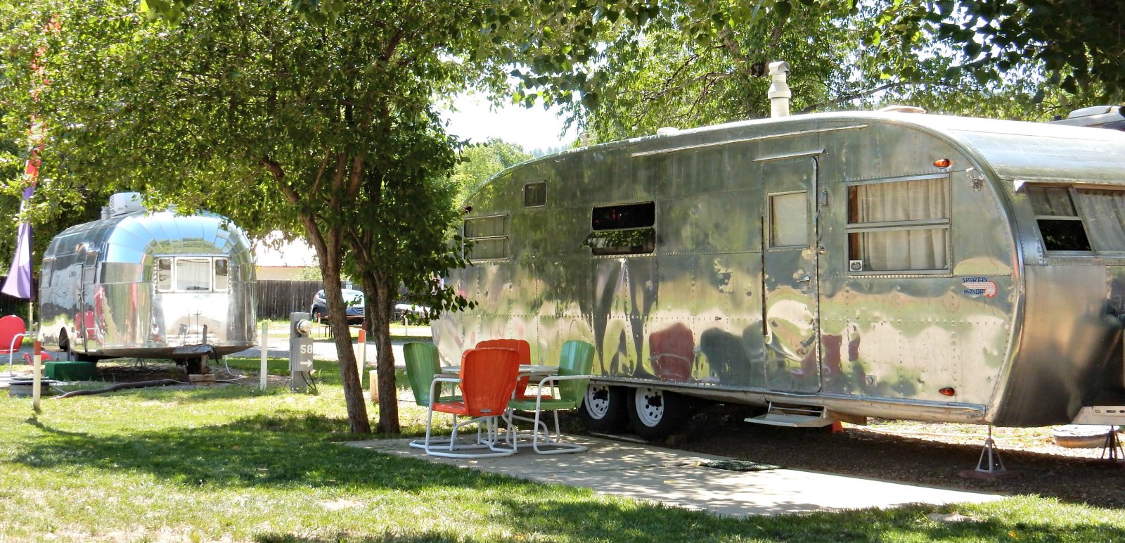 Vintage Travel Trailers for Rent at Colorado Campgrounds
