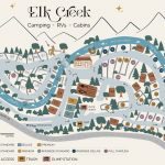 Elk Creek Campground in New Castle Colorado - overview map