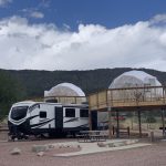 Glamping at Mountain View RV Resort in Canon City Colorado TWO GLAMPING DOMES ON DECKS