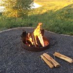 Grand Junction KOA campfire