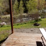 HTR Durango Campground overlooking the creek