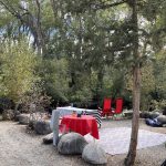 A campsite at Chalk Creek Campground near Buena Vista & Salida Colorado