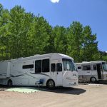 RV campsites at Aspen Acres Campground in Rye Colorado