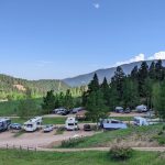 RV campsites at Aspen Acres Campground in Rye Colorado