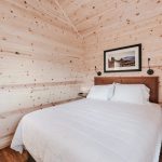 Jellystone Larkpsur cabin bedroom