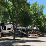 Loveland RV Resort near I-25 in Loveland Colorado - shade is handy in the summer