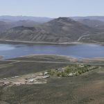 An aerial view of Gunnison Lakeside RV Park & Cabins (Colorado)