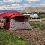 Meadows of San Juan RV Resort in Montrose Colorado tent campsite