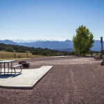 RV sites at Mountain View RV Resort in Canon City Colorado have incredible mountain views