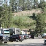 RVs at Five Branches RV Park in Colorado near Bayfield Vallecito