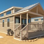 Tiny house at River Run RV Resort in Granby CO