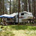 Shady RV sites at Sportsman's Campground & Mountain Cabins near Pagosa Springs Colorado