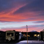 Salida RV Resort in Colorado sunset