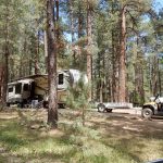Sportsman's Campground and Mountain Cabins NW of Pagosa Springs Colorado long campsite