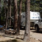 Sportsman's Campground and Mountain Cabins NW of Pagosa Springs Colorado shaded campsites