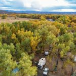 Tall Texan RV Park Glamping Gunnison Colorado from above