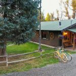 Tall Texan RV Park Glamping Gunnison Colorado bicycles out front