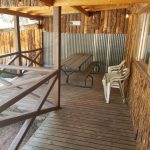 Exterior of a cabin at San Isabel Lodging in Rye Colorado
