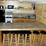 Interior of a cabin at San Isabel Lodging in Rye Colorado