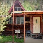 Exterior of a cabin at San Isabel Lodging in Rye Colorado
