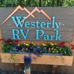 Westerly RV Park in Durango Colorado Sign