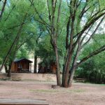 cabins at Lone Duck Campground in Cascade Colorado in the Waldo Canyon