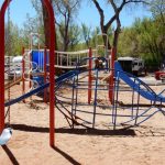 Garden of the Gods RV Resort, in Colorado Springs, has a great play area for kids!