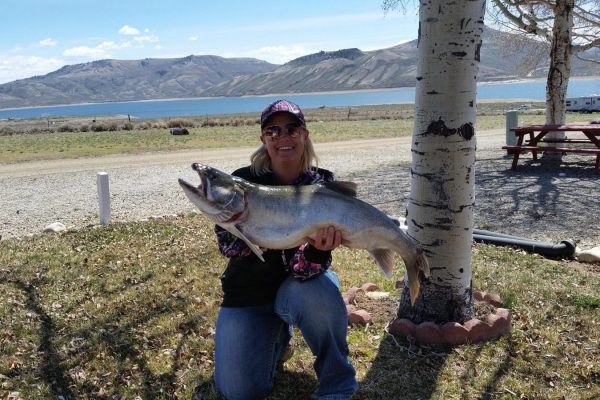 Fishing at Gunnison Lakeside RV Park & Cabins (Gunnison Colorado)