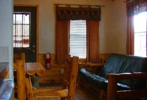Luxury cottages with full bath and kitchen. Jellystone Park at Larkspur (Colorado)