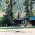 vacation cabins at Glen Echo Resort in the Poudre Canyon near Bellvue Colorado