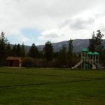Great playground for kids at Winding River Resort Village in Grand Lake