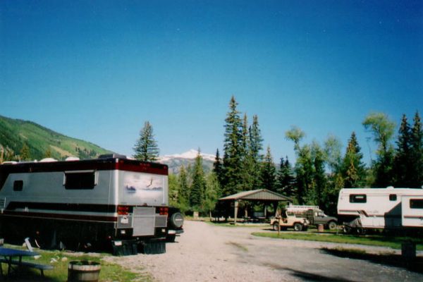 Room for RV's, tents and cabins at Woodlake Park in Lake City