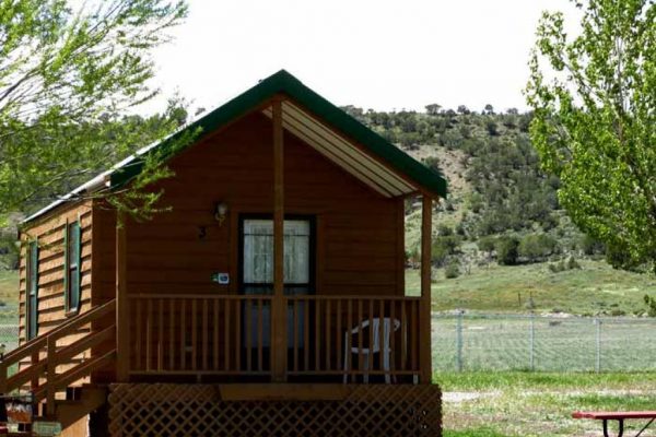 Meadows of San Juan RV Resort in Montrose Colorado cabin